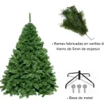 Arbol De Navidad Imperial 1.80mts Alta-gama Hook On