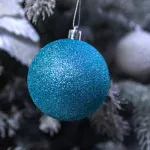 Bolas De Navidad 6cm Valija Adornos Navideños X48 Piezas