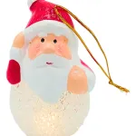Bolas Navidad Adorno Navideño Con Luz Para Arbol