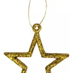 Adornos Navideños Estrellas Para Arbolito De Navidad 5cm X8u