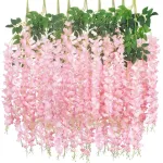 Flores Artificiales Vara Pack X12 Enredadera Colgante Guia