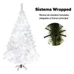 Árbol Navidad Fabesa Tronador Lujo 180 Cm Blanco