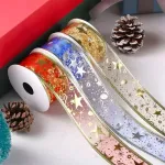 Cintas Navideñas Adornos Decoración Navidad 2,5cm 2,7mts
