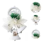 Campanas Navidad X3 28cm Deco Navideña Adorno Para Arbol