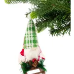 Adornos Navideños Gnomo Con Trineo Colgante Arbol De Navidad