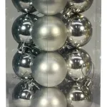 Adornos Navideños Set Bolas De Navidad 5cm X16 Unidades