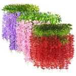 Flores Artificiales Vara Pack X12 Enredadera Colgante Guia