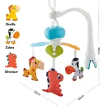 Movil Cunero Cuna Musical Giratorio Cochecito Bebe