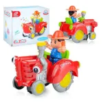 Coche Tractor Juguete Bebé Con Luz Sonidos Y Movimiento