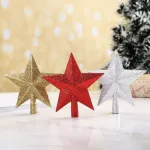 Estrella Puntal Dorado 15cm Para Arbol De Navidad 