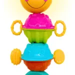 Sonajero Bebe Oruga Movil Luz Didactico Para Bebe