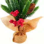 Arbol De Navidad Mini Pino Navideño De Mesa Decorado 40cm