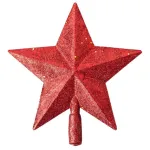 Estrella Puntal Dorado 15cm Para Arbol De Navidad 