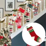 Botas Navideñas Xl Tejidas Decoracion Navidad Adorno X1