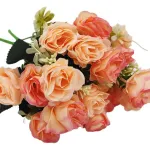 Ramo De Rosas Flores Artificiales Decoracion Pack X10