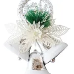 Campanas Navidad X3 28cm Deco Navideña Adorno Para Arbol