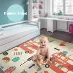 Alfombra Antigolpes Plegable Bebes Reversible 120x180cm