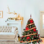 Arbol Navidad Patagonia Xl 1.30mt Deco Rojo Cybermonday