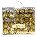 Adornos Navideños Set Decoracion 33u Surtido Navidad Bolas
