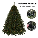 Árbol De Navidad Alpino 1.5mts Base Metálica