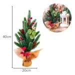 Arbol De Navidad Mini Pino Navideño De Mesa Decorado 40cm