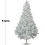 Árbol Navidad Canadian Spruce Blanco/plata 1.8mts Navidad