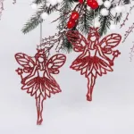 Adornos Navideños Hadas Para Arbolito De Navidad 15cm X4u