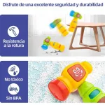 Martillo Juguete Con Luz Y Sonido Para Bebé