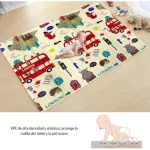 Alfombra Antigolpes Plegable Bebes Reversible 120x180cm