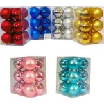 Adornos Navideños Set Bolas De Navidad 6cm X12 Unidades