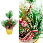 Arbolito De Navidad Decoracion Navideña Pino 20cm Adornos