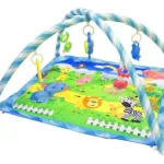 Gimnasio Bebe Alfombra Didáctica Con Sonajeros Y Moviles