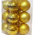 Adornos Navideños Set Bolas De Navidad 6cm X60 Unidades