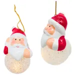 Bolas Navidad Adorno Navideño Con Luz Para Arbol