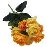 Ramo De Rosas Flores Artificiales Decoracion X1