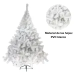 Arbol De Navidad Blanco Montañes Deluxe 1,30mts Decoracion