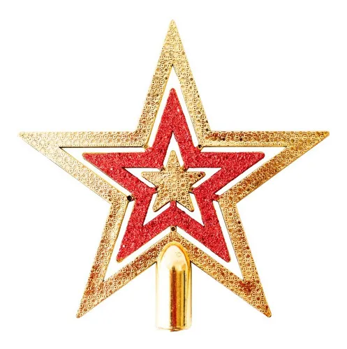Producto Puntal Estrella Para Arbol De Navidad 15cm Imagen