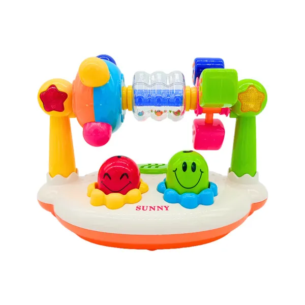 Set De Actividades Musical Sonajero Con Luz Para Bebe