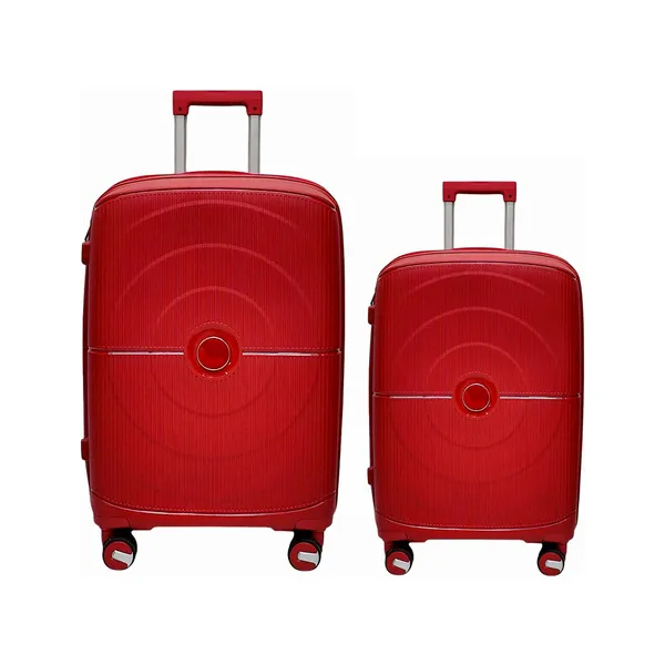 Set X2 Valija Rigida Expandible Grande + Carry On Importada