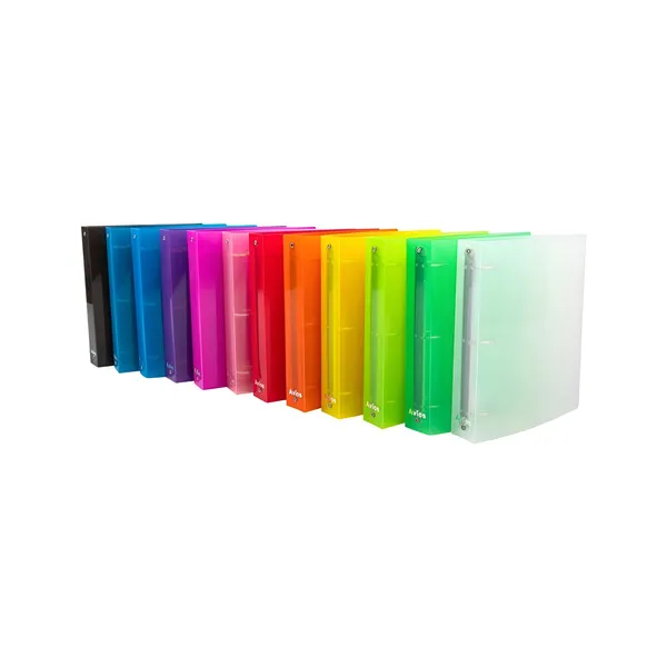 Carpeta Escolar Transparente Numero 3 Avios Colores N3