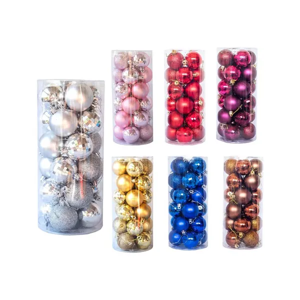 Bolas De Navidad 5cm Adornos Navideños X72 Esfera Decoración