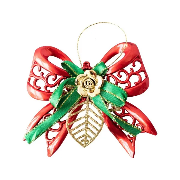 Adorno Navideño Decoracion Arbol De Navidad Moño