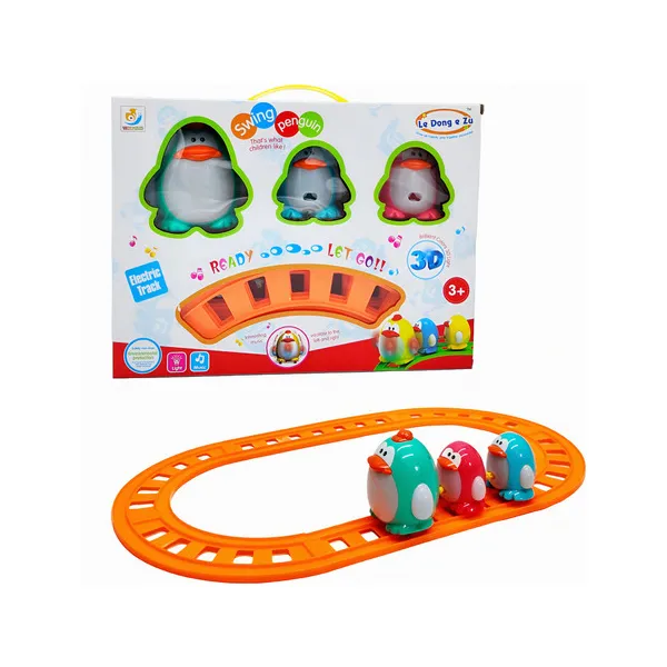 Tren De Pinguinos Con Luz Sonido Y Movimiento