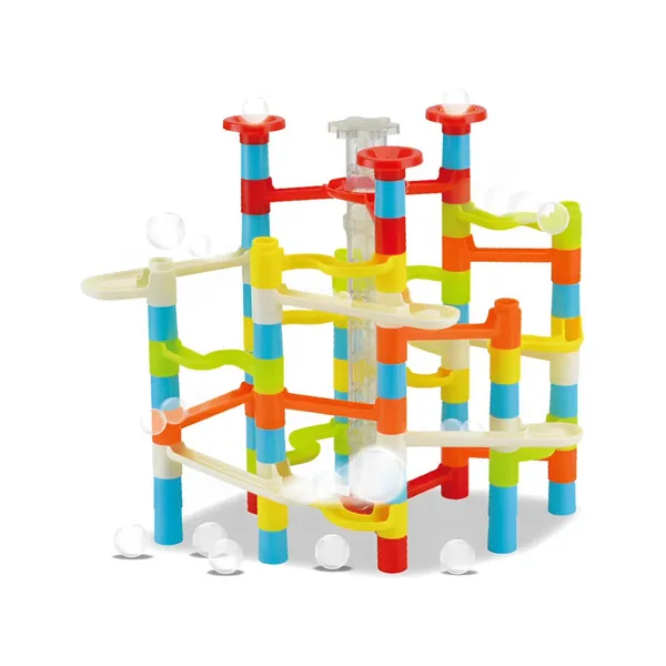Laberinto De Bolitas Didactico Escalera Pelotas 88 Piezas