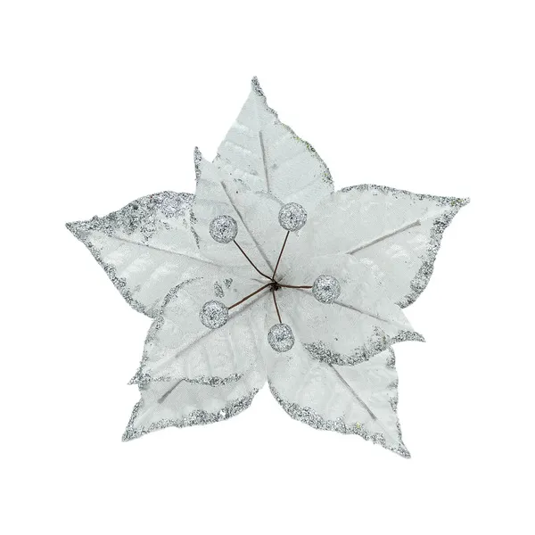 Flor 20cm Para Arbol De Navidad Adornos Decoracion