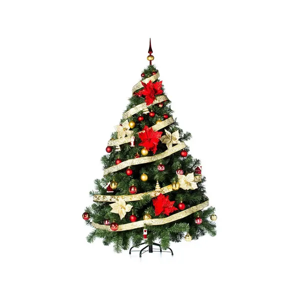 Arbolito Navidad Montañes Deluxe 2,10mts Con Adornos Kit X72