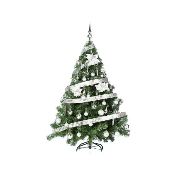 Arbolito Navidad Montañes Deluxe 1.50mts Con Adornos Kit X50