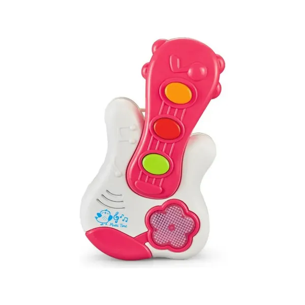 Guitarra Para Niños Juguete Instrumento Musical Sonido Y Luz