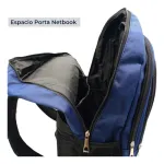 Mochila Negra Economica Urbana Escolar Oficina 20 Litros