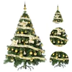 Arbolito Navidad Montañes Deluxe 1.50mts Con Adornos Kit X50